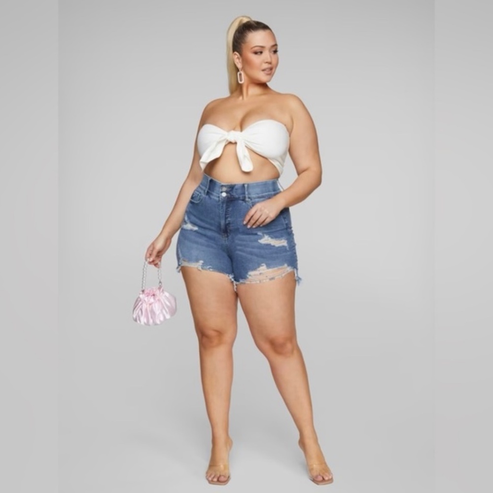 Fashion to Figure cream tube top NWOT